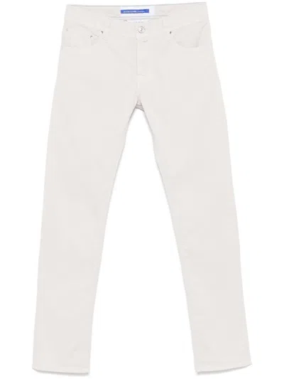 Jacob Cohen Men Nick Slim Fit Trousers In Gray