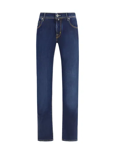 Jacob Cohen Nick Slim 5-pocket Jeans In Blue