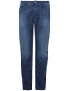 Jacob Cohen Slim Fit Trousers Five Pockets In Blue
