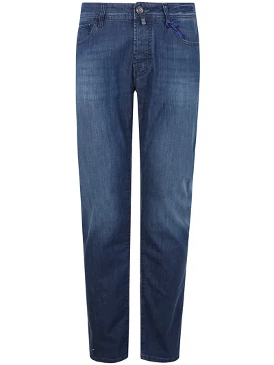 JACOB COHEN JACOB COHEN MEN PANT 5 POCKET SLIM FIT BARD DENIM BLUE STRETCH