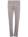 Jacob Cohen Slim Fit Trousers Featuring 5 Pockets In Neutral