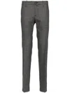Jacob Cohen Dogtooth-pattern Trousers In Grigio Quadrett