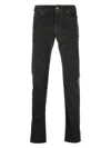Jacob Cohen Stonewash Mid-rise Skinny Jeans In Gunmetal Grey