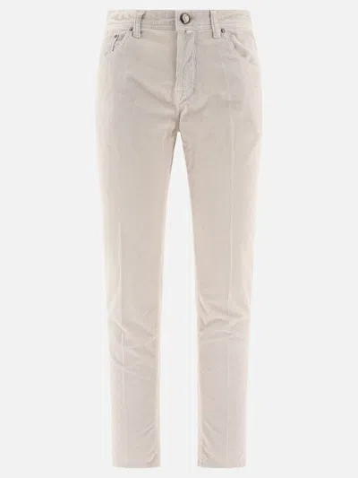 JACOB COHEN MEN'S "SCOTT" CORDUROY TROUSERS