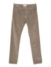 Jacob Cohen Slim Fit Trousers Belt Loops In Brown