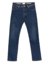 Jacob Cohen Slim Fit Denim Jeans With Belt Loops In Blue