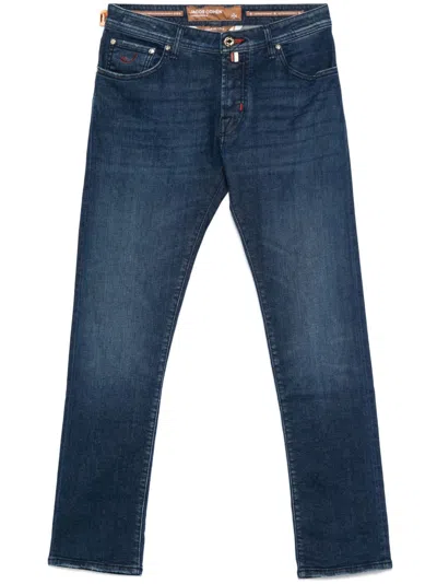 Jacob Cohen Men Slim Fit Denim Jeans In Multicolor