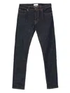 Jacob Cohen Straight Leg Denim Jeans With Classic Five-pocket Design In Blue