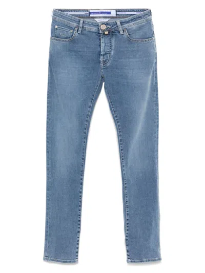Jacob Cohen Men Super Slim Fit Denim Jeans In Clear Blue