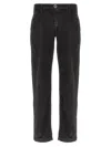 Jacob Cohen Corduroy Trousers With Front And Back Pockets In Black