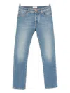 Jacob Cohen Mid-rise Blue Denim Jeans With Contemporary Fit In Blue