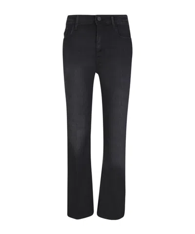 Jacob Cohen Mid-rise Flared Jeans In Black