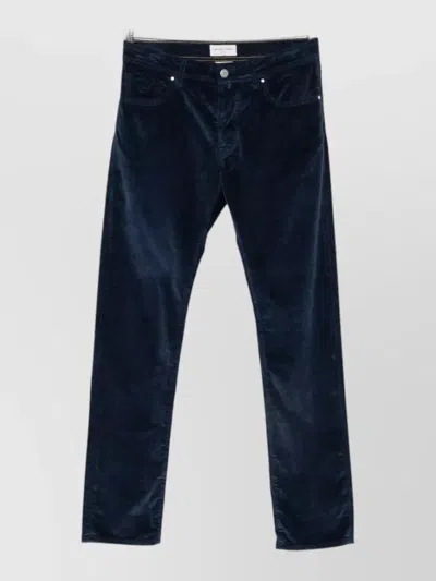 Jacob Cohen Mid Rise Regular Fit Corduroy Jeans In Multi