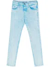 Jacob Cohen Mid-rise Skinny-leg Cropped Jeans In Blue