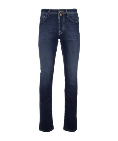 Jacob Cohen Mid-rise Slim-fit Jeans In Black