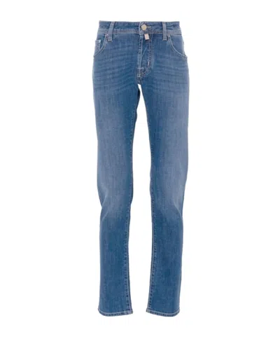 Jacob Cohen Mid-rise Slim-fit Jeans In Blue