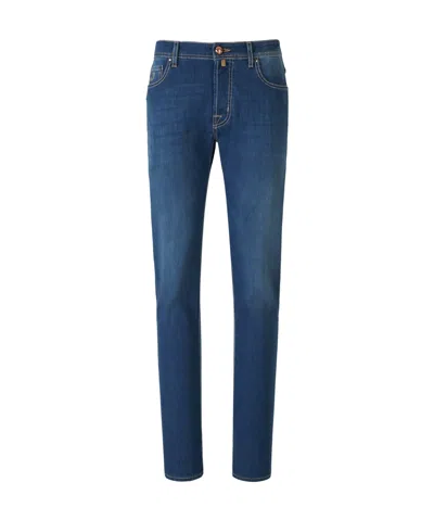 JACOB COHEN MID-RISE SLIM-FIT JEANS