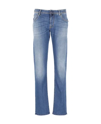Jacob Cohen Mid-rise Slim-fit Jeans In Blue