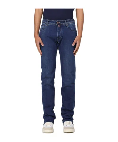 Jacob Cohen Mid-rise Slim-fit Jeans In Blue