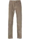 Jacob Cohen Mid-rise Tapered-leg Jeans In Nude