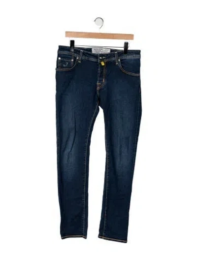 Pre-owned Jacob Cohen Mid-rise Skinny Leg Jeans In Blue