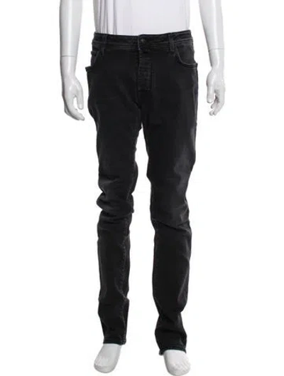 Pre-owned Jacob Cohen Moto Jeans In Black