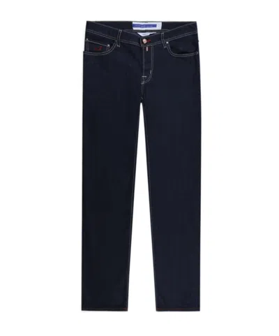 Jacob Cohen Multi-pocket Denim Trousers In Black