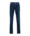 Jacob Cohen Stretch Cotton Denim Jeans Jeans In Blue