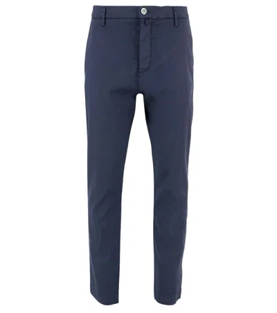 Jacob Cohen Navy Blue Mid Rise Jeans