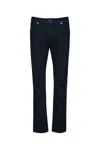 Jacob Cohen Trousers With Belt Loops And Five Pockets In Blue