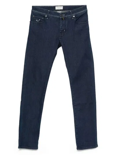 JACOB COHEN `NICK` 5-POCKET SLIM FIT PANTS