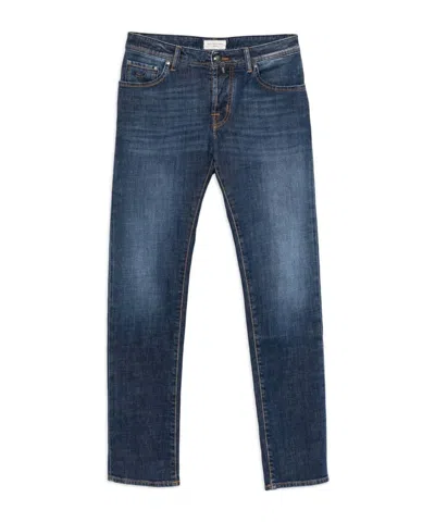 Jacob Cohen Nick 5-pocket Slim Fit Pants In Blue