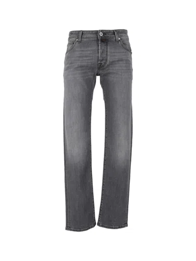 Jacob Cohen Nick 5 Pockets Slim Fit Pants In Gray