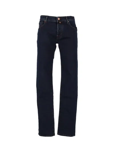 Jacob Cohen Nick 5 Pockets Slim Fit Pants In Blue