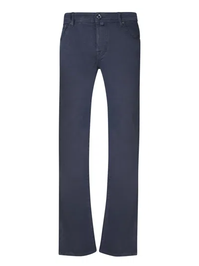 JACOB COHEN NICK BULL HEAVY BLUE COTTON PANTS