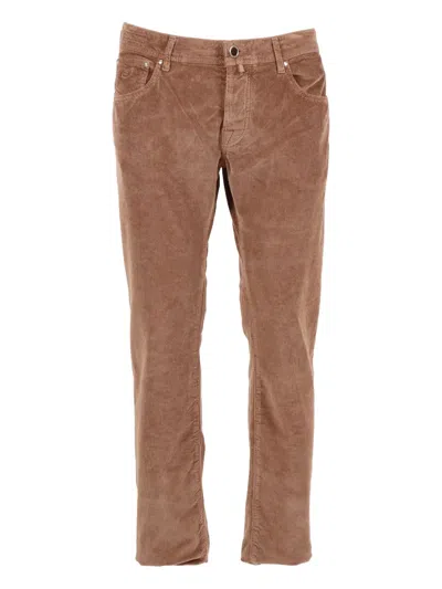 JACOB COHEN NICK CORDUROY FIVE-POCKET TROUSERS