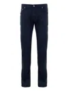 Jacob Cohen Nick Cotton Stretch Blue Pants  In Blue