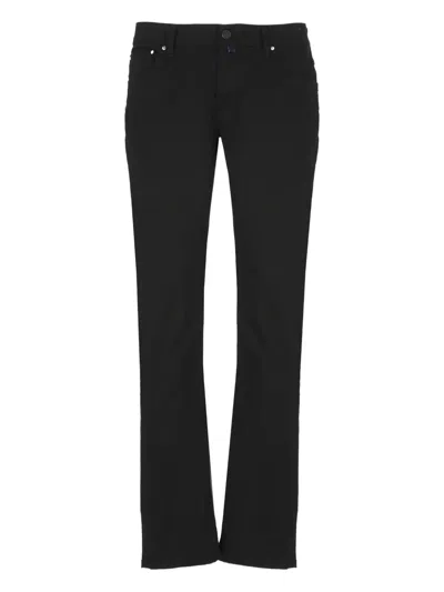 Jacob Cohen Nick Five-pocket Trousers In Black