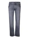 JACOB COHEN NICK GREY DENIM 5-POCKET JEANS