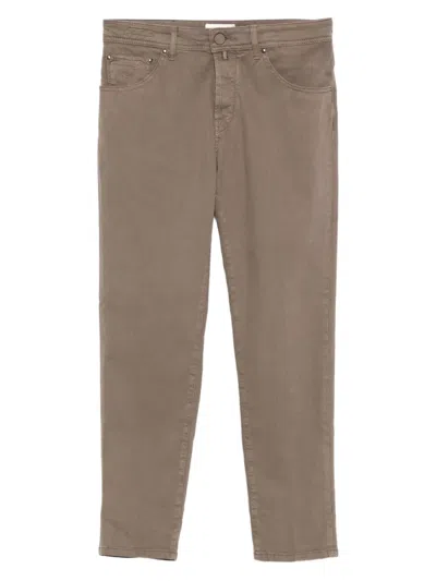 Jacob Cohen Nick J Pocket Jeans In Brown