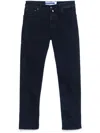 Jacob Cohen Navy Blue Slim Fit Nick Denim In 蓝色