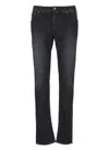 Jacob Cohen Black Cotton Nick Jeans In Black