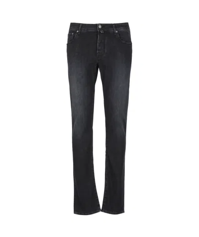 JACOB COHEN JACOB COHEN NICK LOGO PATCH JEANS