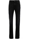 Jacob Cohen Pocket-square Straight-leg Jeans In Black