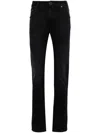 Jacob Cohen Pocket-square Straight-leg Jeans In Black