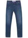 Jacob Cohen Slim Fit Nick Vintage Pants In Blue