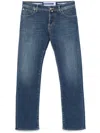 Jacob Cohen Denim Tapered Jeans In Blue