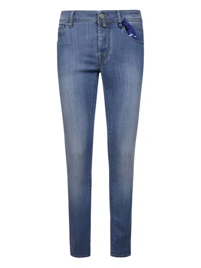Jacob Cohen Pantalone 5pkt Super Slim Fit Nick In Blue