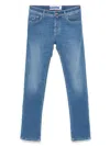 Jacob Cohen Nick Mid-rise Slim-fit Jeans In Blue