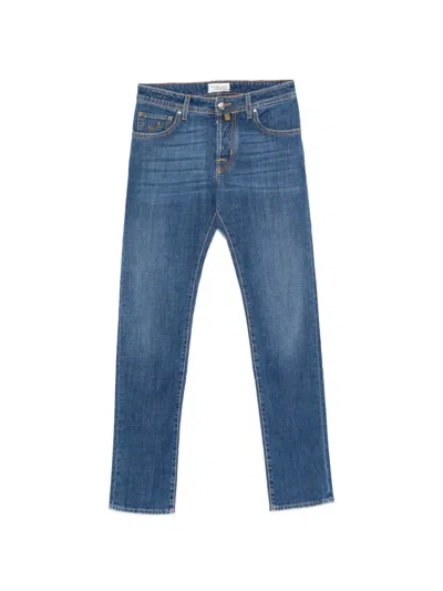 Jacob Cohen Pant 5 Pkt Super Slim Fit Nick Slim In Blue